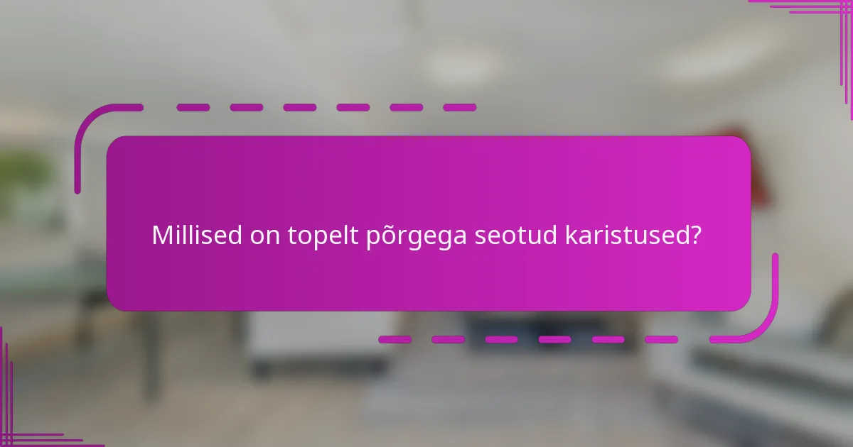 Millised on topelt põrgega seotud karistused?